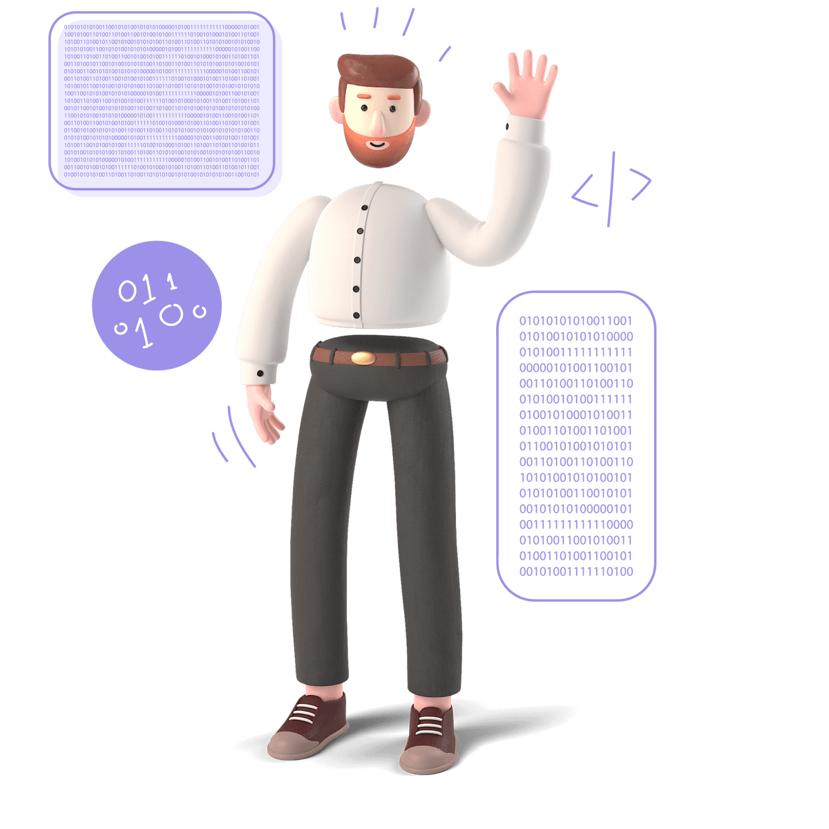 coding character builder coder programming programmer code binary numbers